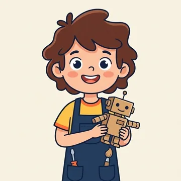 The Little Inventors Factory mascot